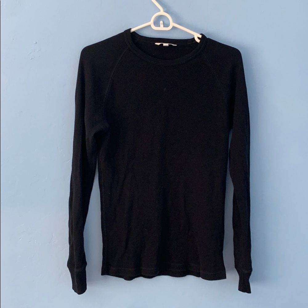 Uniqlo Men’s Black Long Sleeve Shirt